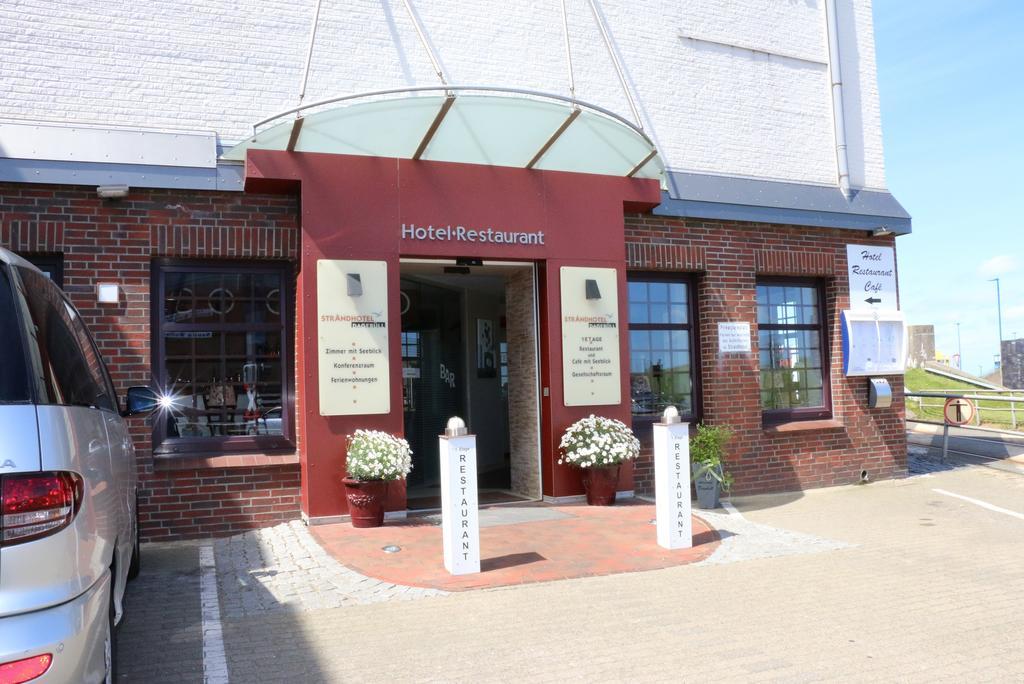Strandhotel Dagebuell Direkt An Der Nordsee Bagian luar foto
